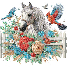 Load image into Gallery viewer, Horse 30*30CM Special Shaped Drill Diamond Painting Drill Diamond Painting
