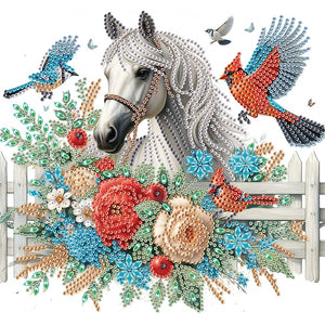 Horse 30*30CM Special Shaped Drill Diamond Painting Drill Diamond Painting