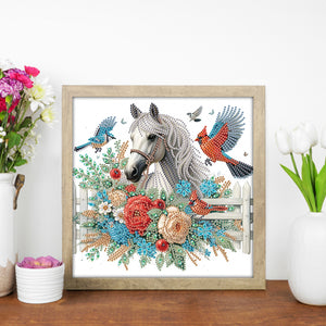 Horse 30*30CM Special Shaped Drill Diamond Painting Drill Diamond Painting