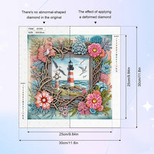 Load image into Gallery viewer, Frame Lighthouse 30*30CM Special Shaped Drill Diamond Painting Drill Diamond Painting
