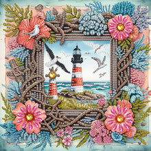 Load image into Gallery viewer, Frame Lighthouse 30*30CM Special Shaped Drill Diamond Painting Drill Diamond Painting
