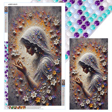 Load image into Gallery viewer, Flower Girl 40*70CM Full Round Drill Diamond Painting Drill Diamond Painting
