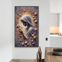 Load image into Gallery viewer, Flower Girl 40*70CM Full Round Drill Diamond Painting Drill Diamond Painting
