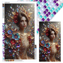 Load image into Gallery viewer, Flower Girl 40*70CM Full Round Drill Diamond Painting Drill Diamond Painting
