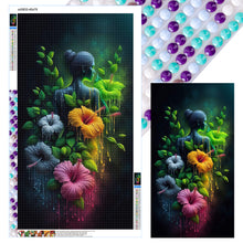 Load image into Gallery viewer, Flower Girl 40*70CM Full Round Drill Diamond Painting Drill Diamond Painting
