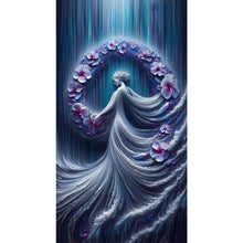 Load image into Gallery viewer, Flower Girl 40*70CM Full Round Drill Diamond Painting Drill Diamond Painting
