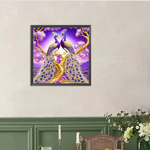 Peacock 40*40CM Full Round Drill Diamond Painting Drill Diamond Painting