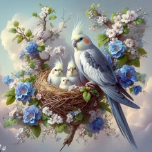 Load image into Gallery viewer, Parrot 40*40CM(Canvas) Full Round Drill Diamond Painting
