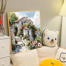 Load image into Gallery viewer, A Cottage Full Of Flowers 40*40CM Full Round Drill Diamond Painting Drill Diamond Painting
