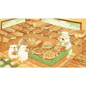Huancan - Cartoon Bear - 70*42CM 11CT 3 Stamped Cross Stitch