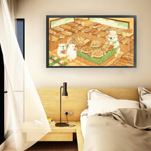 Load image into Gallery viewer, Huancan - Cartoon Bear - 70*42CM 11CT 3 Stamped Cross Stitch

