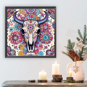 4PCS Animal 30*30CM(Canvas) Partial Special Shaped Drill Diamond Painting