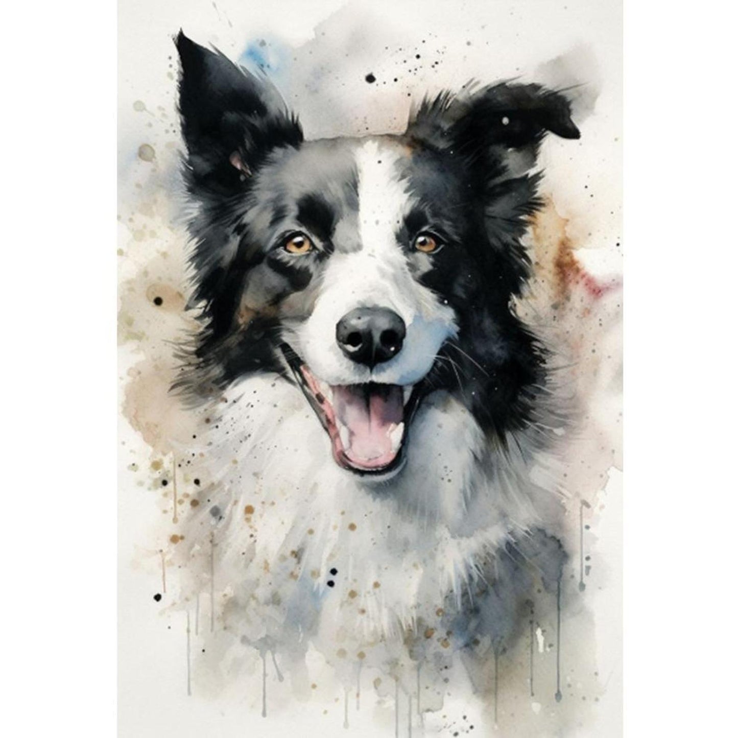 Border Collie - Full 11CT Counted Cross Stitch 40x60CM - Yishu