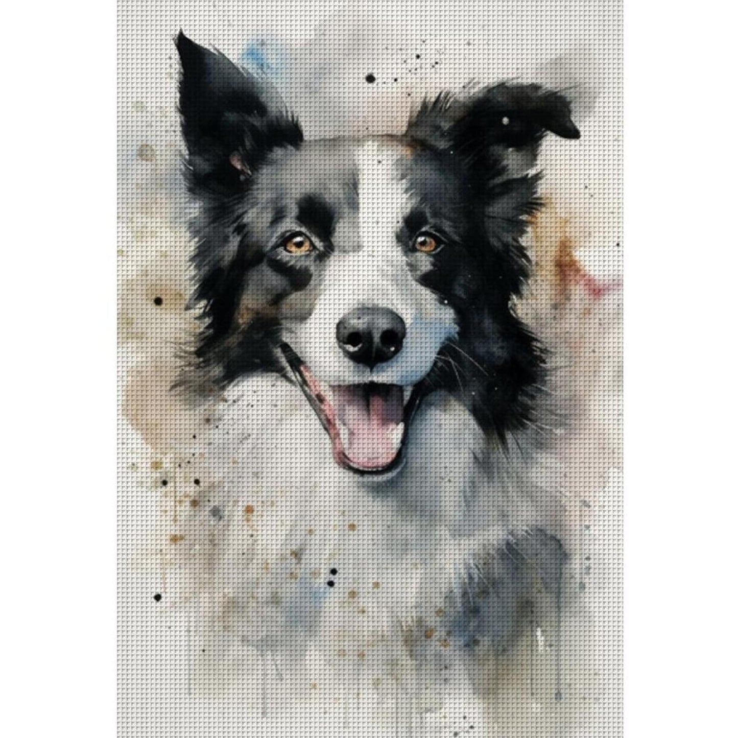 Border Collie - Full 11CT Counted Cross Stitch 40x60CM - Yishu