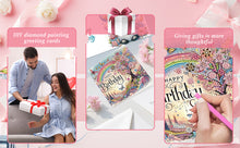Load image into Gallery viewer, 6PCS DIY Birthday Wishes Diamond Art Greeting Cards Congratulations Cards &amp; Gift
