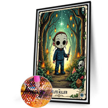 Load image into Gallery viewer, Halloween Horror Tarot 40*60CM Full Round Drill Diamond Painting Drill Diamond Painting
