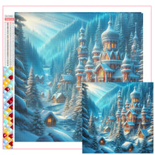 Load image into Gallery viewer, Winter Snow Scene 40*40CM Full Square Drill Diamond Painting Drill Diamond Painting
