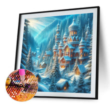 Load image into Gallery viewer, Winter Snow Scene 40*40CM Full Square Drill Diamond Painting Drill Diamond Painting
