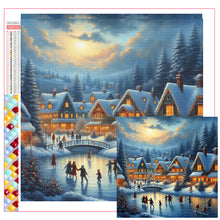 Load image into Gallery viewer, Winter Snow Scene 40*40CM Full Square Drill Diamond Painting Drill Diamond Painting
