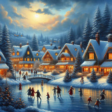 Load image into Gallery viewer, Winter Snow Scene 40*40CM Full Square Drill Diamond Painting Drill Diamond Painting
