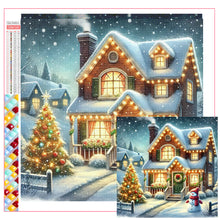 Load image into Gallery viewer, Winter Snow Scene 40*40CM Full Square Drill Diamond Painting Drill Diamond Painting
