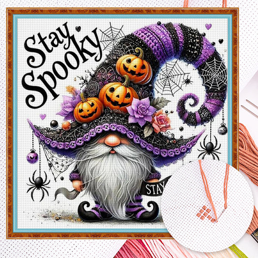 Halloween Dryad - Full 11CT Counted Cross Stitch 50x50CM - Huacan