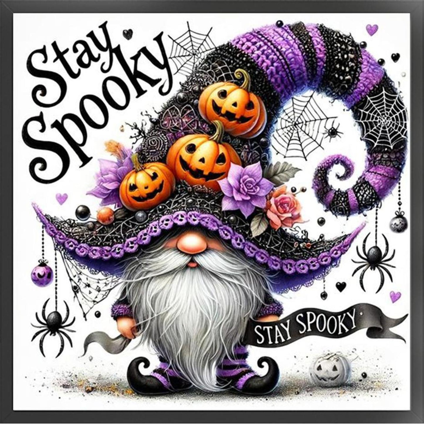 Halloween Dryad - Full 11CT Counted Cross Stitch 50x50CM - Huacan
