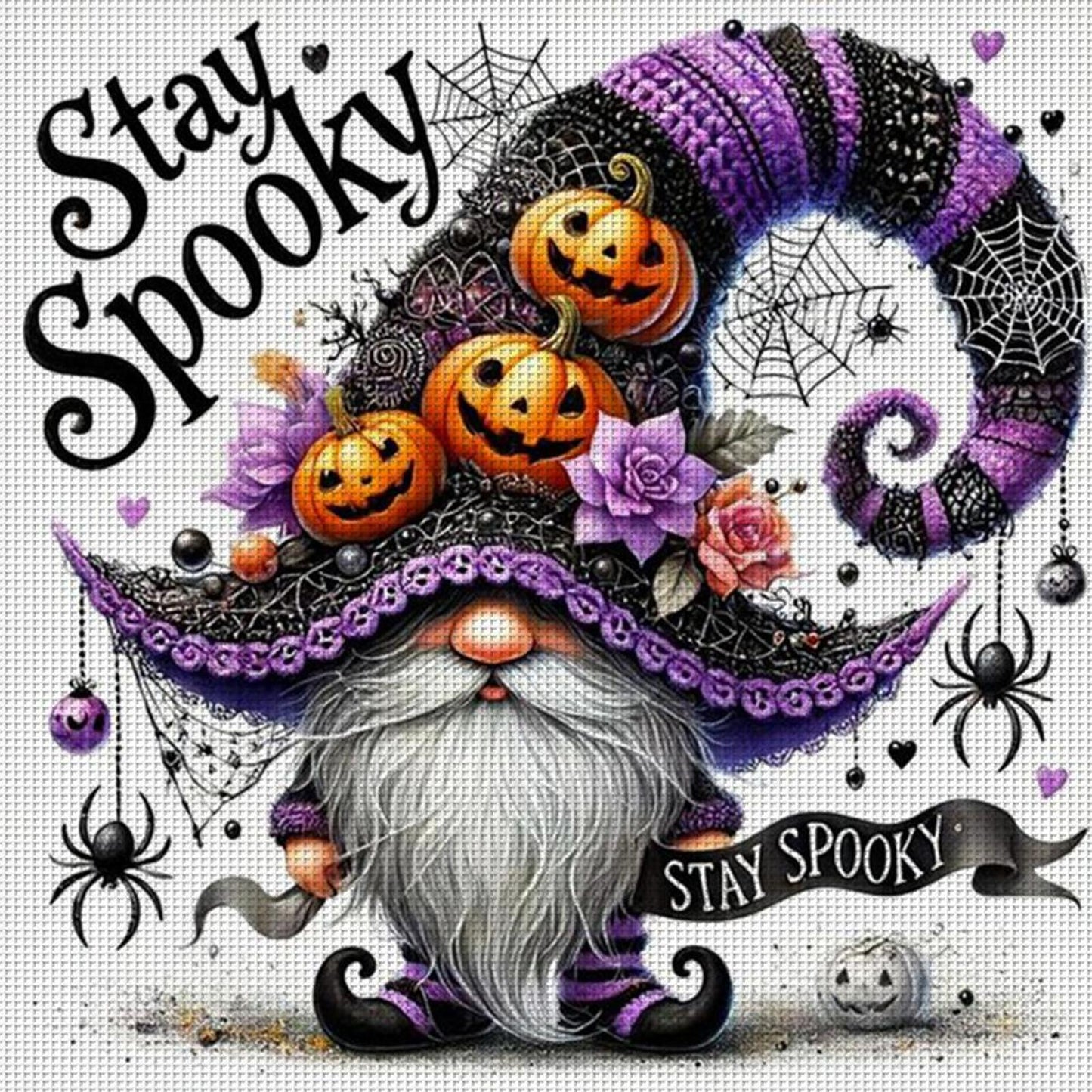 Halloween Dryad - Full 11CT Counted Cross Stitch 50x50CM - Huacan