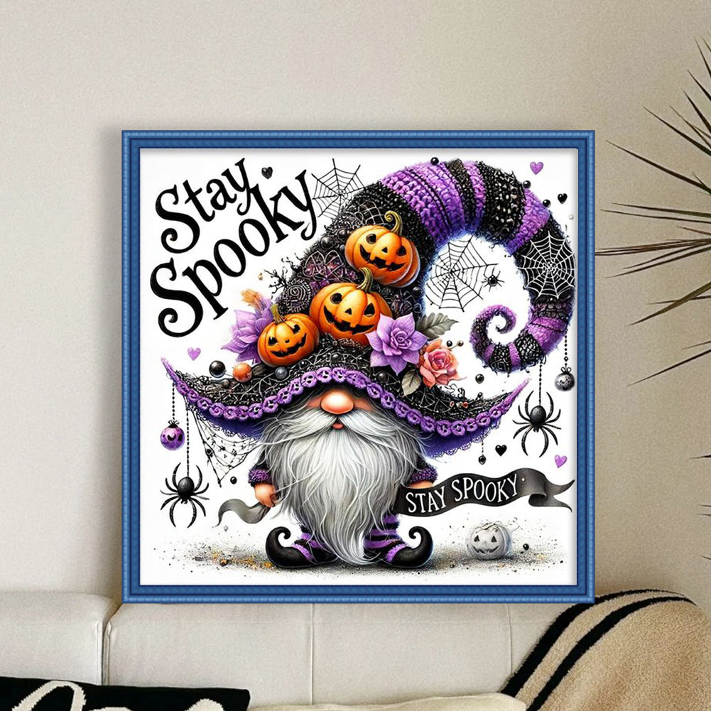 Halloween Dryad - Full 11CT Counted Cross Stitch 50x50CM - Huacan