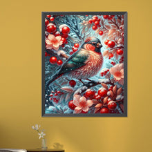 Load image into Gallery viewer, Winter Red Fruit Bird 40*50CM Full Square Drill Diamond Painting Drill Diamond Painting
