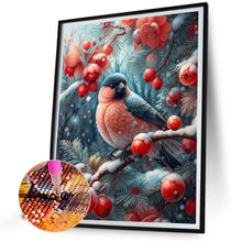 Load image into Gallery viewer, Winter Red Fruit Bird 40*50CM Full Square Drill Diamond Painting Drill Diamond Painting
