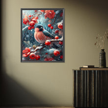 Load image into Gallery viewer, Winter Red Fruit Bird 40*50CM Full Square Drill Diamond Painting Drill Diamond Painting
