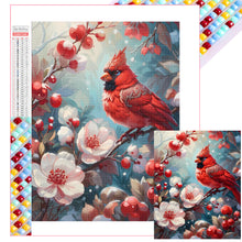 Load image into Gallery viewer, Winter Red Fruit Bird 40*50CM Full Square Drill Diamond Painting Drill Diamond Painting
