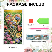 Load image into Gallery viewer, Love Flowers 40*70CM Special Shaped Drill Diamond Painting Drill Diamond Painting
