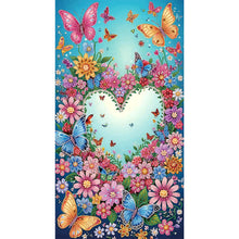 Load image into Gallery viewer, Love Flowers 40*70CM Special Shaped Drill Diamond Painting Drill Diamond Painting
