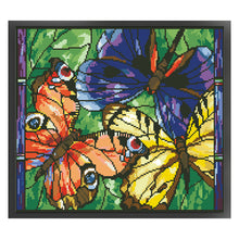 Load image into Gallery viewer, Red, Yellow, And Blue - 46*40CM 9CT Bead embroidery
