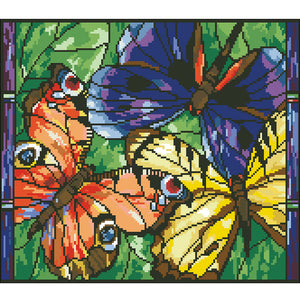 Red, Yellow, And Blue - 46*40CM 9CT Bead embroidery