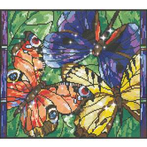 Red, Yellow, And Blue - 46*40CM 9CT Bead embroidery