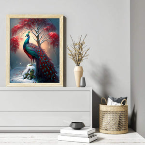 Peacock 50*60CM Full Round Drill Diamond Painting Drill Diamond Painting