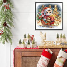 Load image into Gallery viewer, Christmas Deer 30*30CM Special Shaped Drill Diamond Painting Drill Diamond Painting
