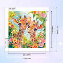 Load image into Gallery viewer, Funny Giraffe 30*30CM Special Shaped Drill Diamond Painting Drill Diamond Painting
