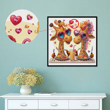 Load image into Gallery viewer, Funny Giraffe 30*30CM Special Shaped Drill Diamond Painting Drill Diamond Painting
