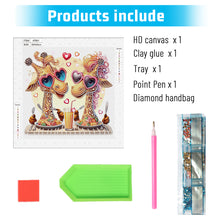 Load image into Gallery viewer, Funny Giraffe 30*30CM Special Shaped Drill Diamond Painting Drill Diamond Painting
