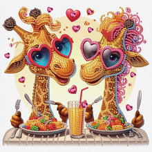 Load image into Gallery viewer, Funny Giraffe 30*30CM Special Shaped Drill Diamond Painting Drill Diamond Painting
