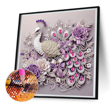 Load image into Gallery viewer, Peacock 30*30CM Special Shaped Drill Diamond Painting Drill Diamond Painting
