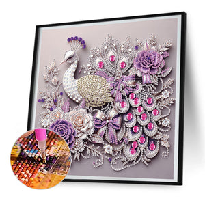 Peacock 30*30CM Special Shaped Drill Diamond Painting Drill Diamond Painting