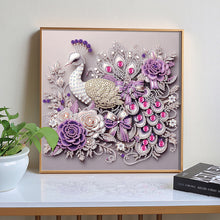 Load image into Gallery viewer, Peacock 30*30CM Special Shaped Drill Diamond Painting Drill Diamond Painting
