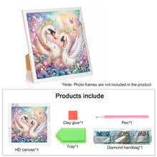 Load image into Gallery viewer, Swan 30*30CM Special Shaped Drill Diamond Painting Drill Diamond Painting
