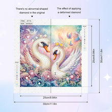 Load image into Gallery viewer, Swan 30*30CM Special Shaped Drill Diamond Painting Drill Diamond Painting
