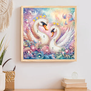 Swan 30*30CM Special Shaped Drill Diamond Painting Drill Diamond Painting